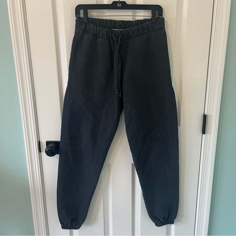 mnml Faded Black Drawstring Waist Sweatpants with Pockets Size XS